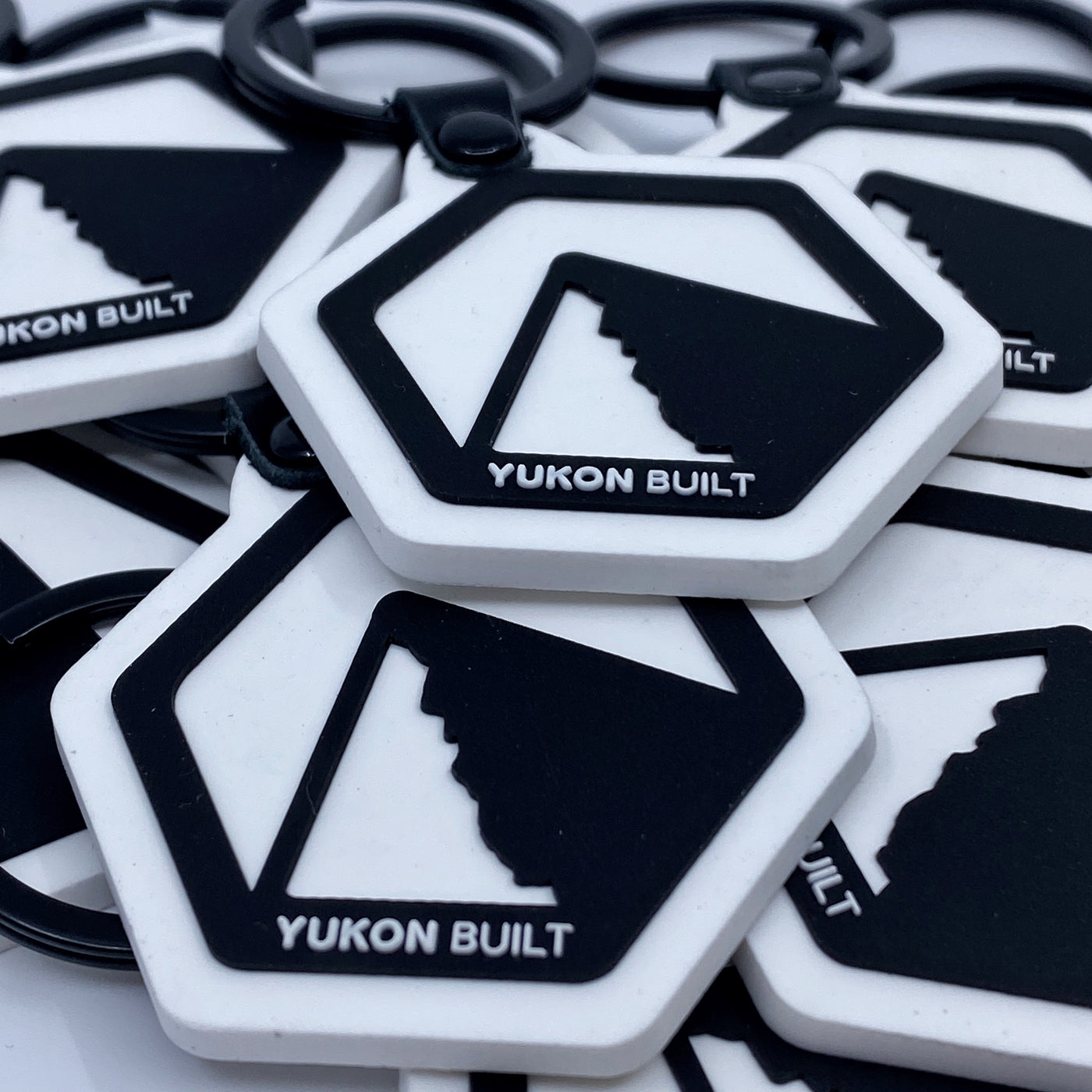 Yukon Built Vinyl Keychain