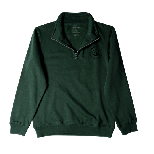 Premium Quarter Zip - Forest Green