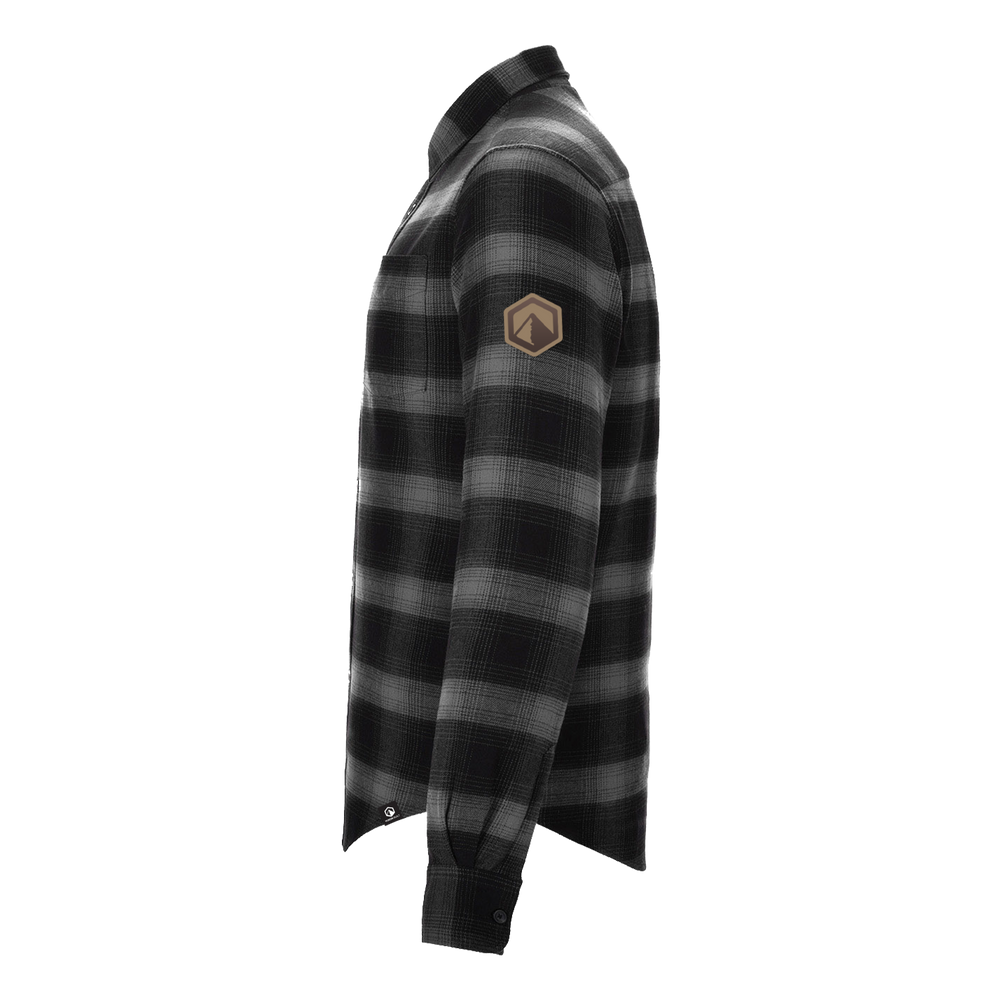 Flannel Shirt - Charcoal Plaid