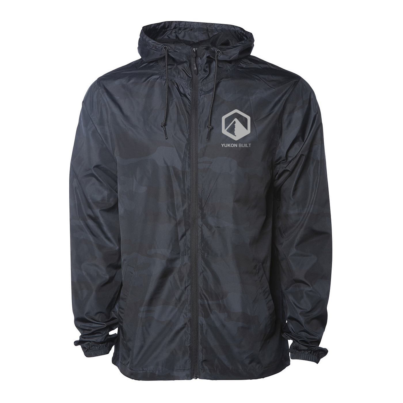Lightweight Windbreaker - Black Camo
